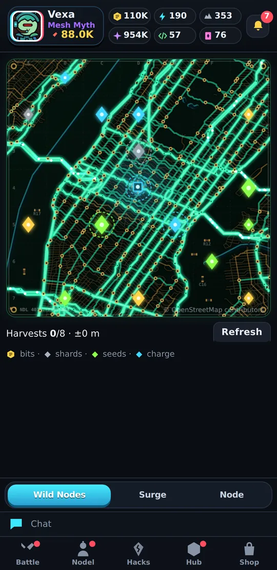 City map as a circuit board